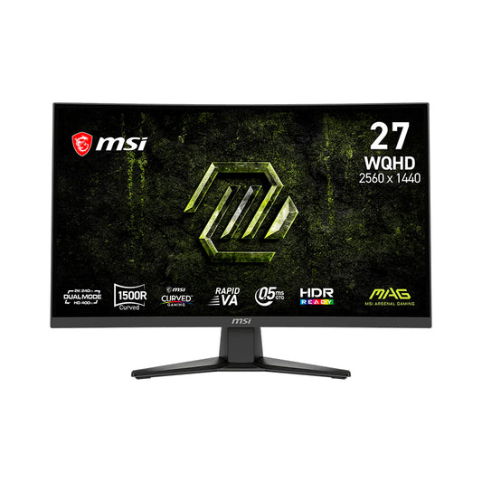Monitor Curvo MSI MAG 275CQDF X24 27" WQHD Rapid VA 240Hz Dual Mode 400Hz 0.5ms FreeSync