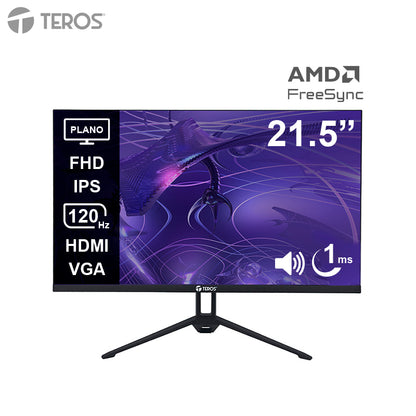 Monitor Teros TE-2133S 21.5" FHD IPS 120Hz 1ms HDMI VGA con Parlantes