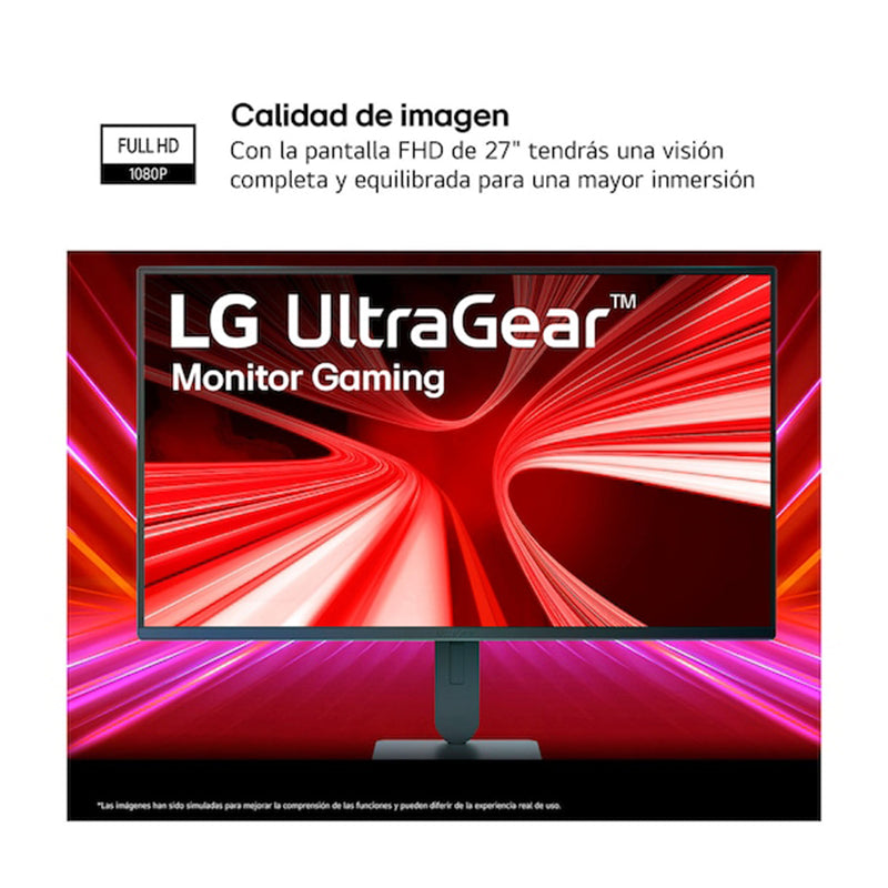 Monitor Gaming LG UltraGear G4 27" FHD IPS 144Hz 1ms HDR10 FreeSync G-SYNC 27G414B-B