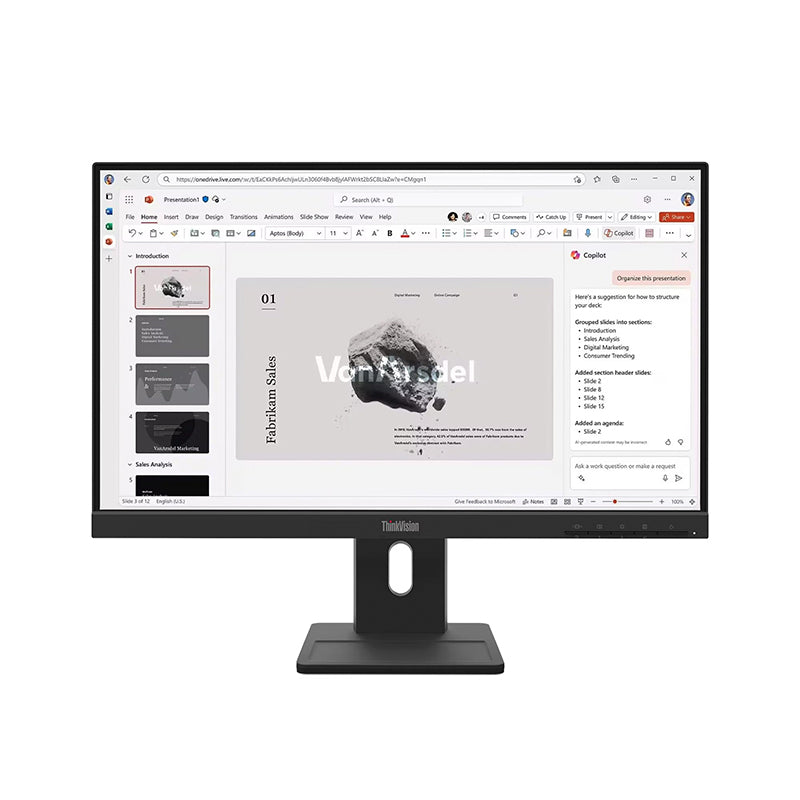 Monitor Lenovo ThinkVision E22-40 21.5" Full HD IPS HDMI DisplayPort VGA Raven Black