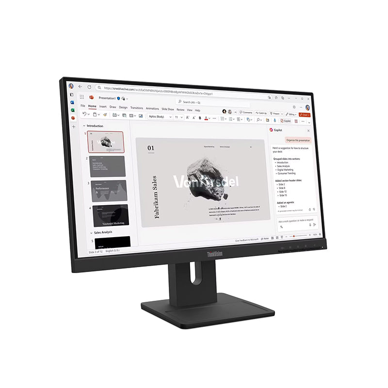 Monitor Lenovo ThinkVision E22-40 21.5" Full HD IPS HDMI DisplayPort VGA Raven Black