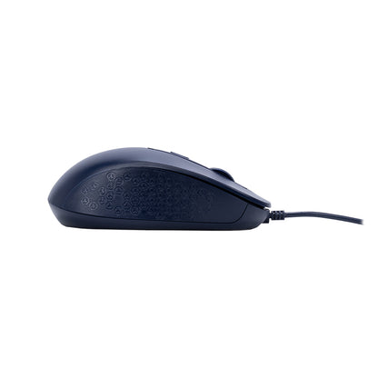 Mouse Óptico TEROS TE-1243S USB 2000 DPI 4 Botones Azul