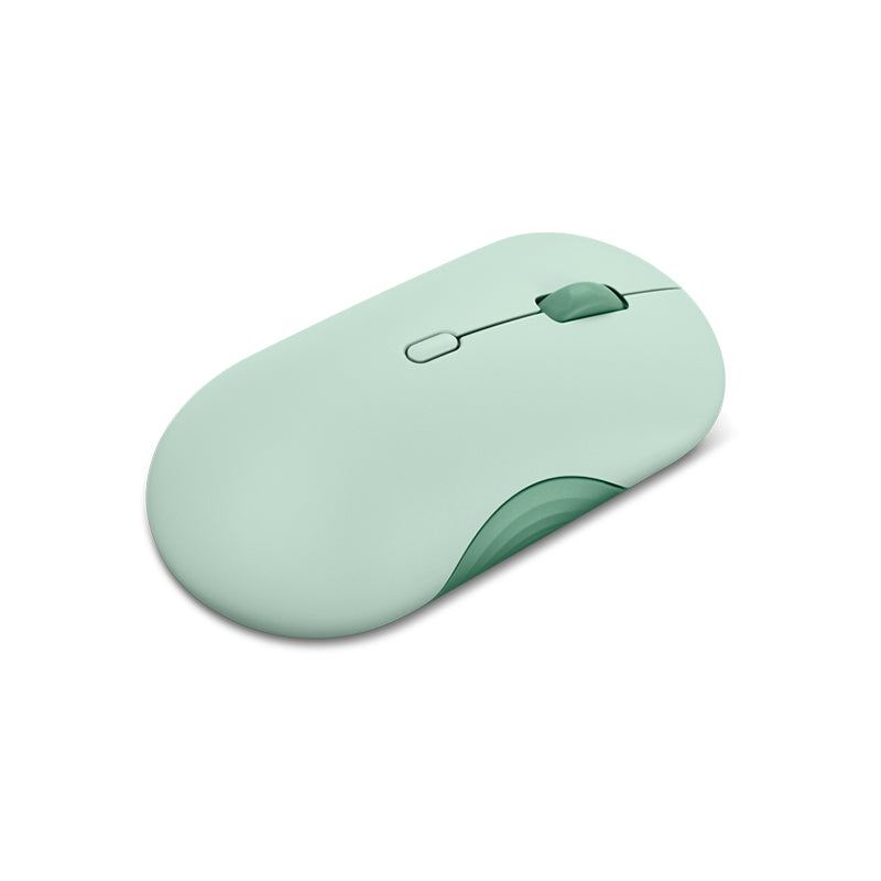 Mouse Lenovo 350 Bluetooth 5.3 Silencioso 2400 DPI Verde Musgo