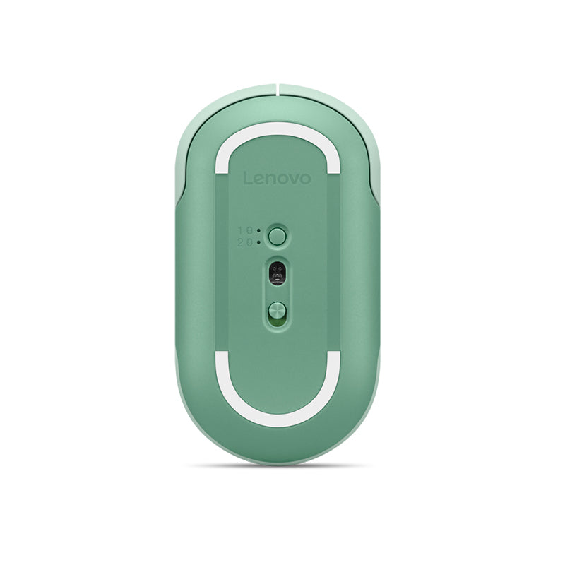 Mouse Lenovo 350 Bluetooth 5.3 Silencioso 2400 DPI Verde Musgo