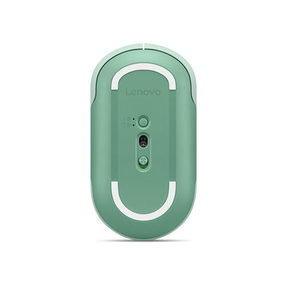 Mouse Lenovo 350 Bluetooth 5.3 Silencioso 2400 DPI Verde Musgo