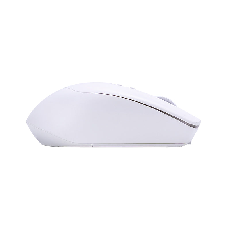 Mouse Inalámbrico Teros TE-1250AI IA Bluetooth USB-C 3200 DPI 8 Botones Blanco