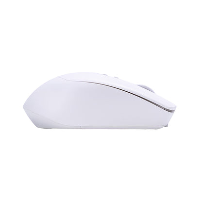 Mouse Inalámbrico Teros TE-1250AI IA Bluetooth USB-C 3200 DPI 8 Botones Blanco