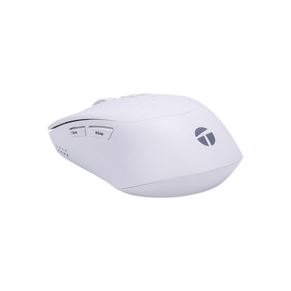 Mouse Inalámbrico Teros TE-1250AI IA Bluetooth USB-C 3200 DPI 8 Botones Blanco