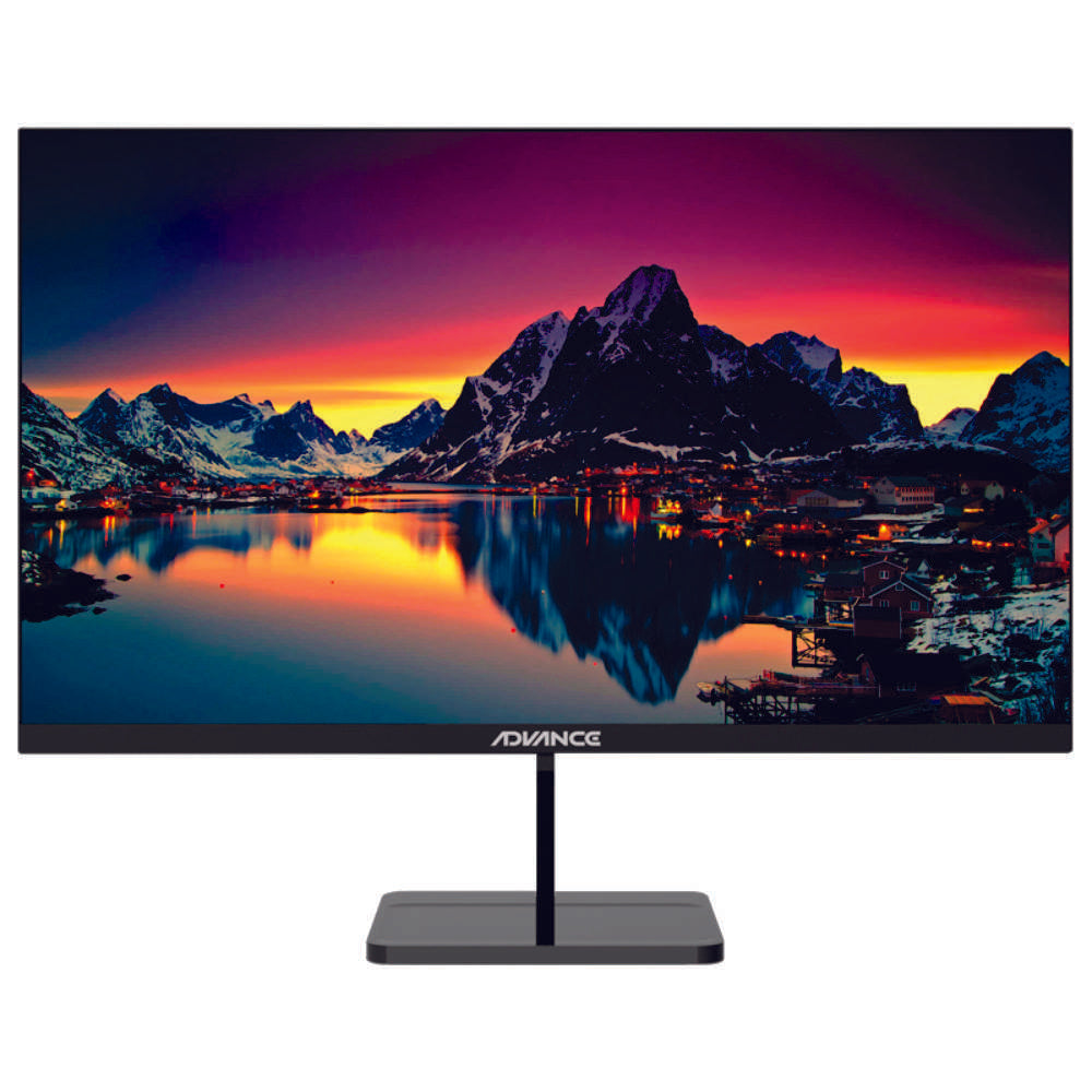 MONITOR PLANO ADVANCE ADV-2453S, 23.8" IPS, HDMI, VGA, SPEAKERS