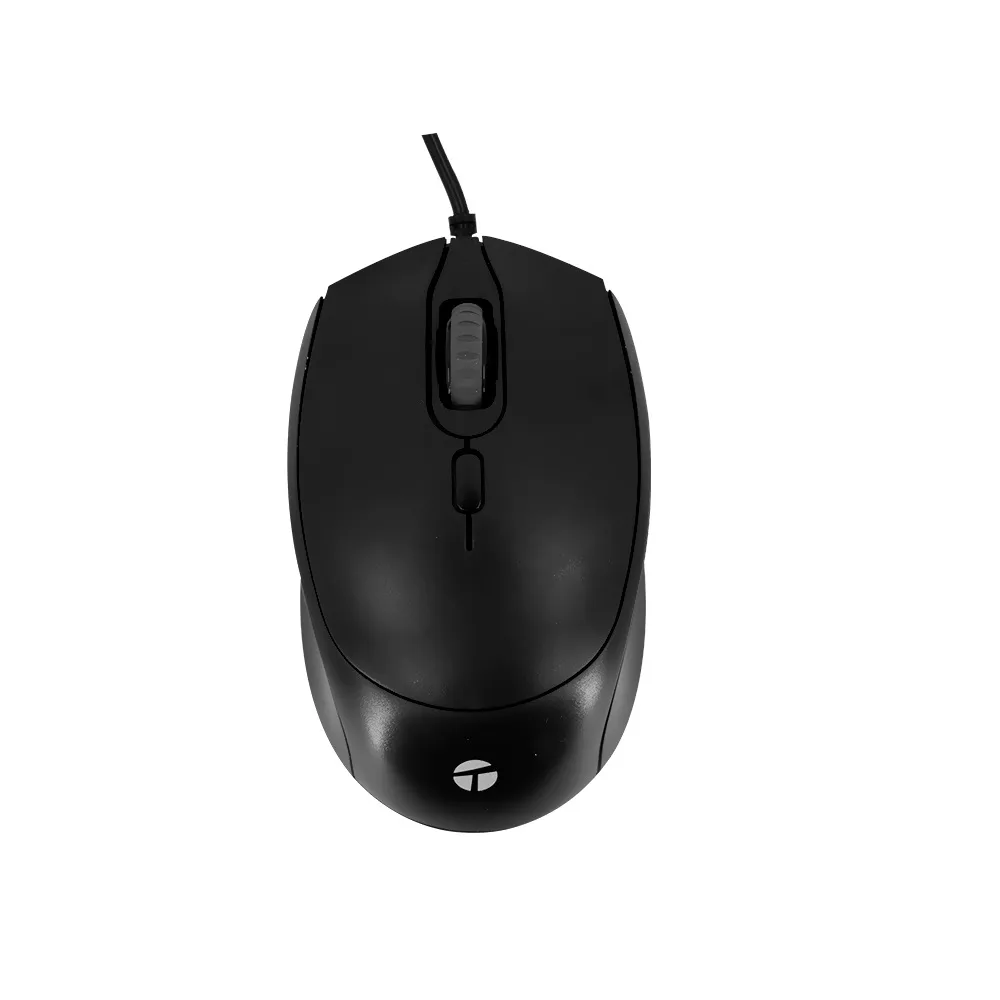 Mouse óptico TEROS TE-1222S, 800-1200-1600 DPI, USB, 4 botones
