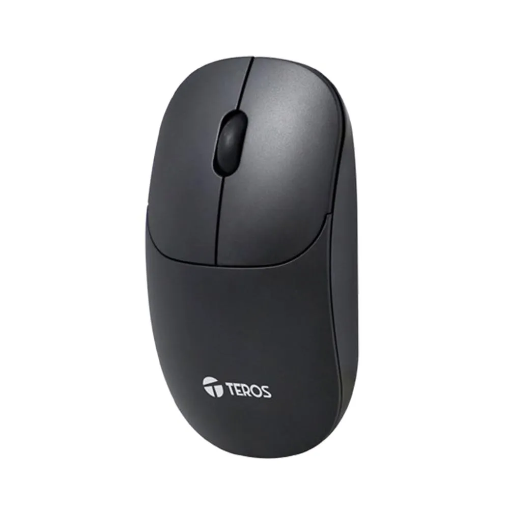 MOUSE ÓPTICO INALÁMBRICO TEROS TE-1217S, 1000 DPI, RECEPTOR USB, 3 BOTONES