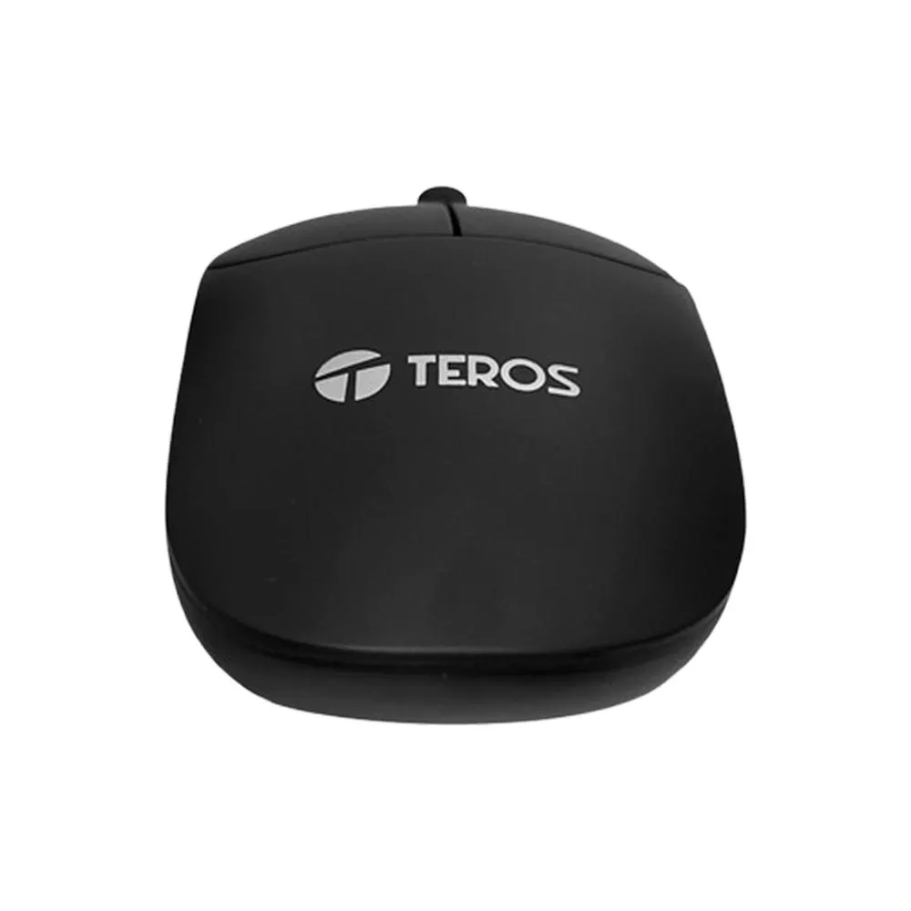 MOUSE ÓPTICO INALÁMBRICO TEROS TE-1217S, 1000 DPI, RECEPTOR USB, 3 BOTONES