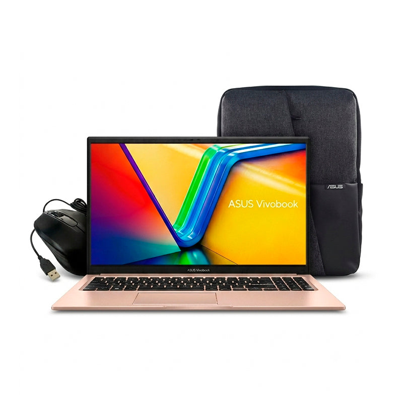 Laptop ASUS Vivobook Go 15 E1504FA-BQ5568 Ryzen 5 40 8GB RAM 512GB SSD 15.6" FHD IPS Rosado