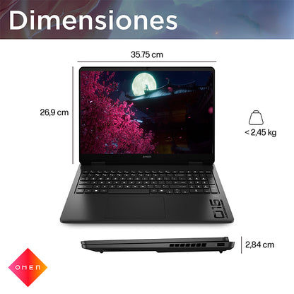 Laptop Gamer HP OMEN 16 Ryzen 9 8940HX RTX 5070 8GB 24GB 1TB SSD 16"