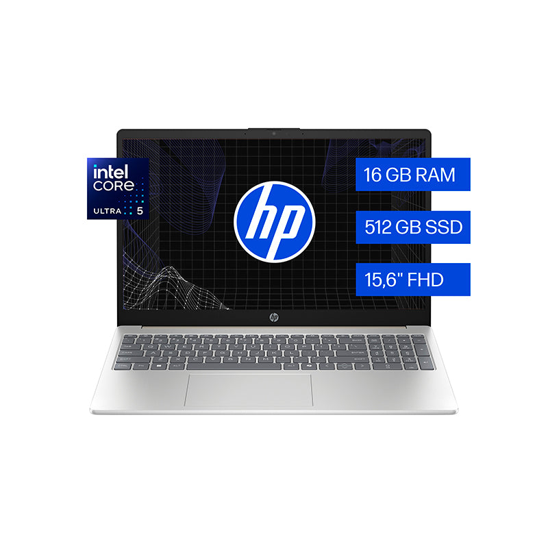 Laptop HP 15-fd2361la 15.6" FHD Intel Core Ultra 5 225U 16GB DDR5 512GB SSD FreeDOS