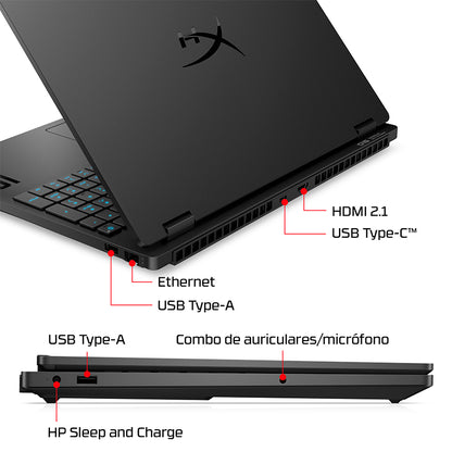 Laptop Gamer HP OMEN 15 Core i7-14650HX RTX 5060 8GB 16GB 512GB SSD 15.3"
