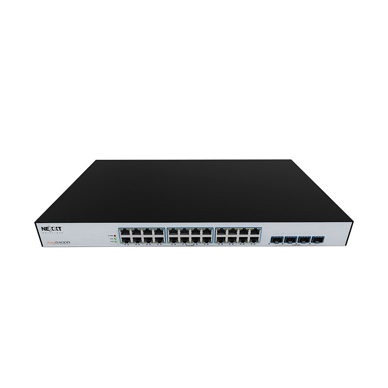 Nexxt Axis2400R NSW-A2848PUR Switch PoE+ 24 Puertos Gigabit + 4 SFP 480W