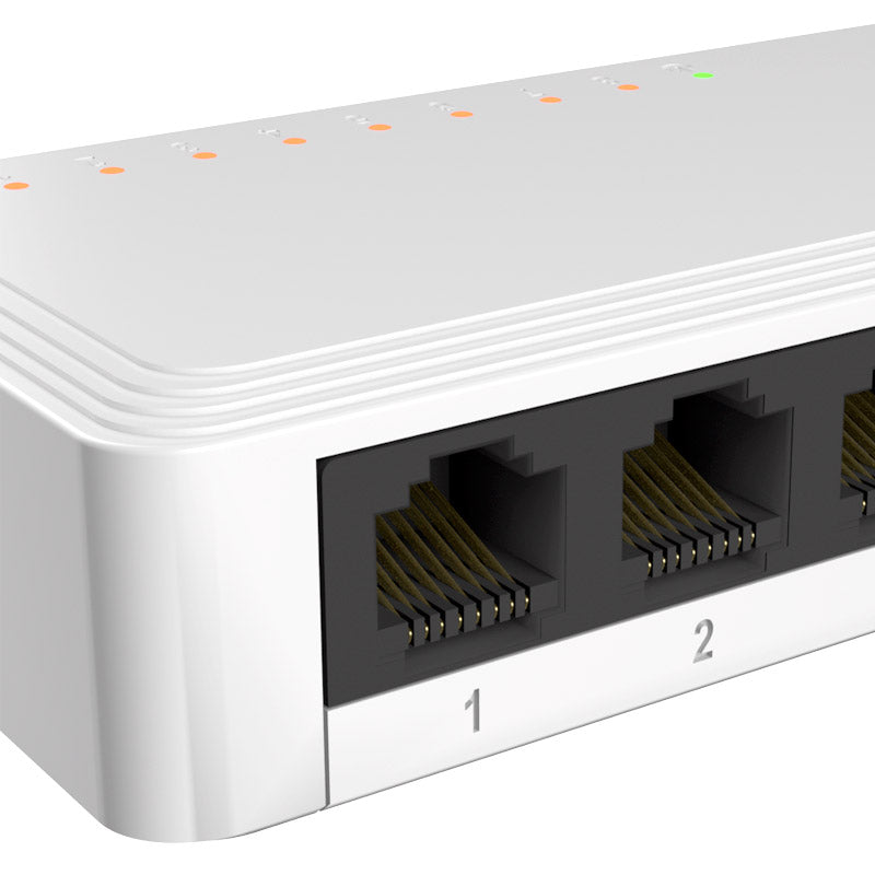 Switch Nexxt Solutions Naxos 801-G 8 Puertos Gigabit 10/100/1000 Alto Rendimiento