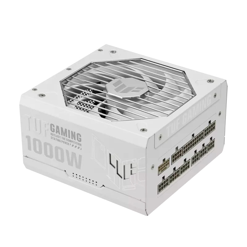 Fuente de Poder ASUS TUF Gaming 1000W Gold White Edition Full Modular ATX PCIe 5.1 80 Plus Gold