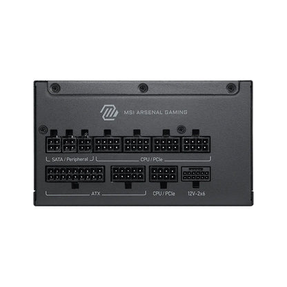 Fuente de Poder MSI MAG A1200PLS PCIe 5.1 1200W 80 Plus Platinum Modular ATX