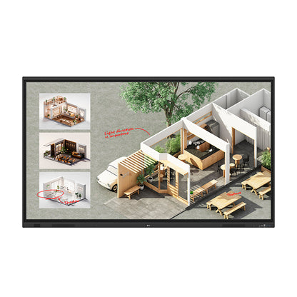 Pantalla Interactiva LG CreateBoard Standard 86TR3DQ 86" 4K IPS Touch 50 Puntos Android 14 Wi-Fi 6E