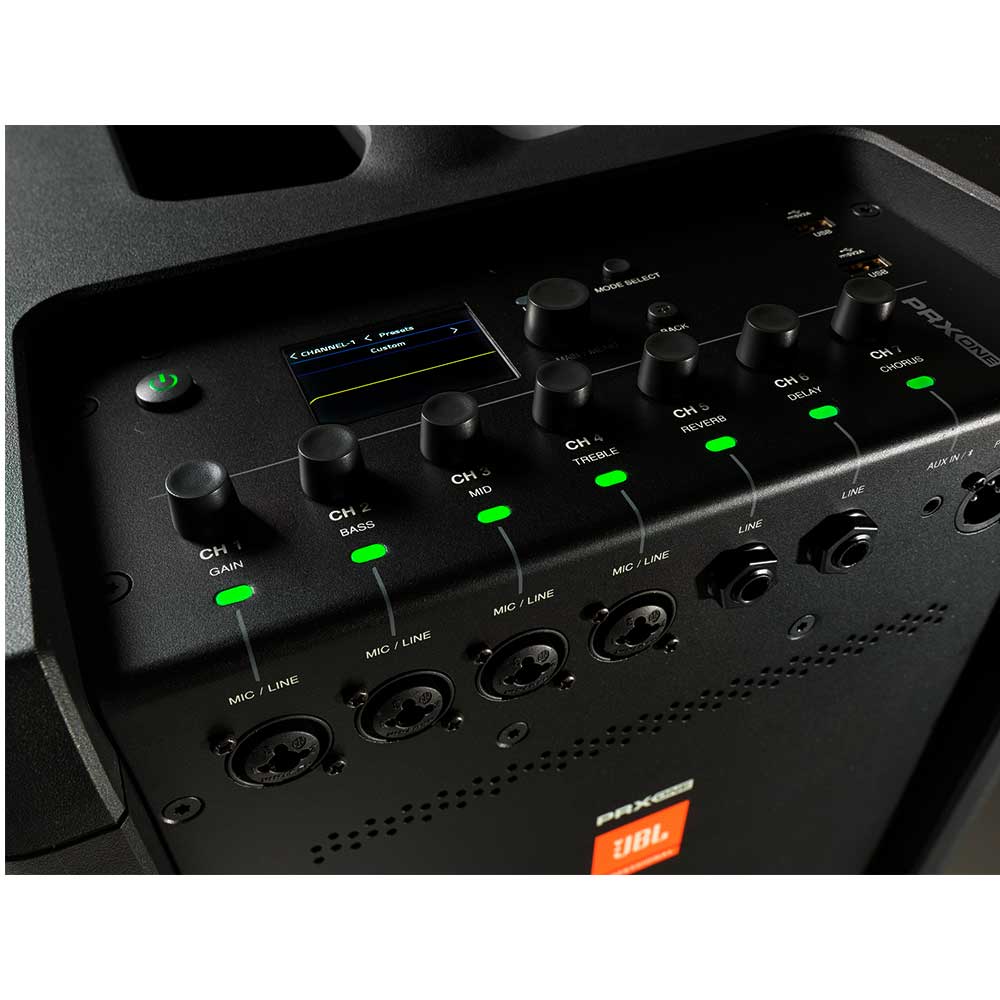 JBL Pro PRX ONE Sistema PA de Columna Activo 2000W Bluetooth Negro