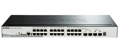 Switch D-Link SmartPro DGS-1510-28P Administrable 24 Puertos Gigabit 2 SFP 2 10G SFP+