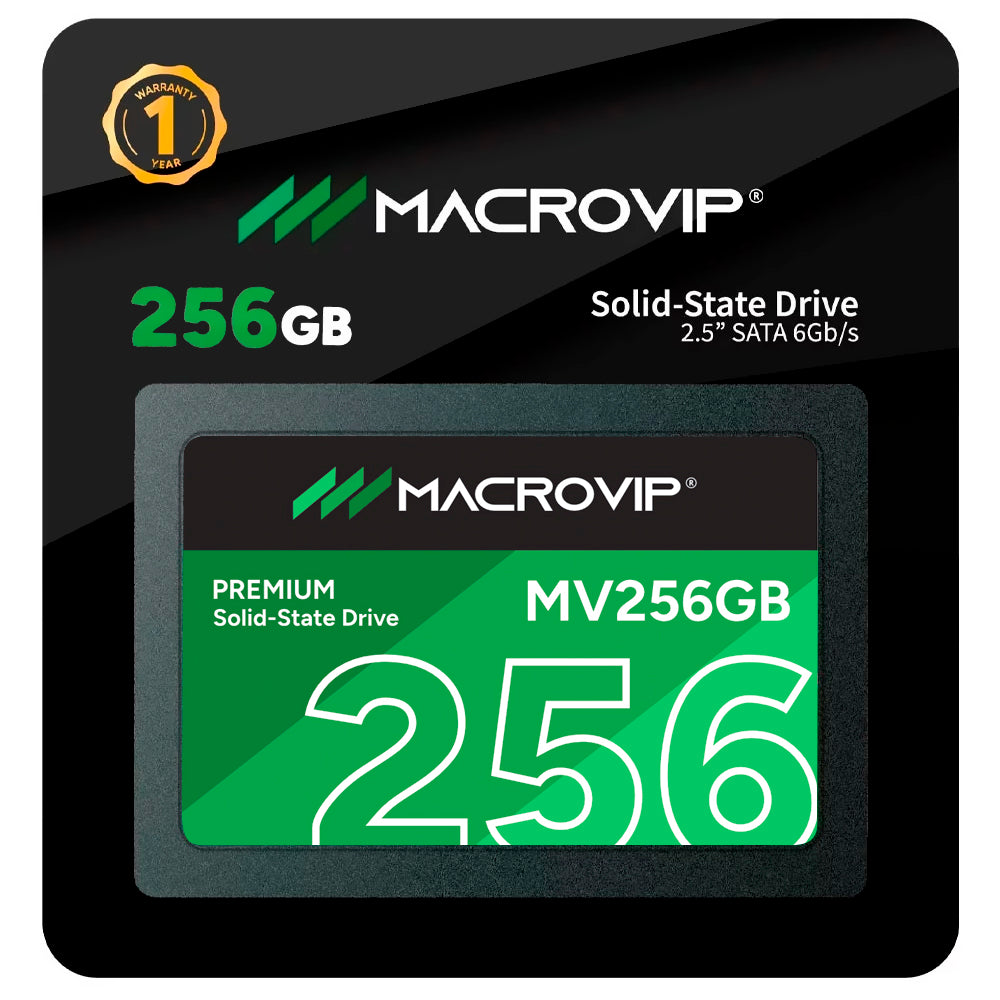 SSD Macrovip Premium 256GB 2.5" SATA III 520MB/s