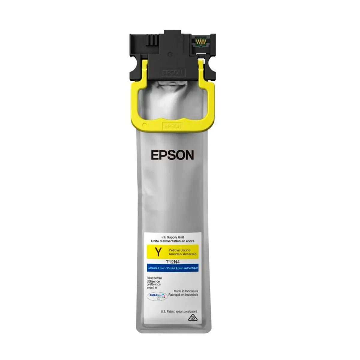 Bolsa de Tinta Epson T12N400 Amarillo 39ml 5,000 Páginas para WorkForce Pro EM-C800