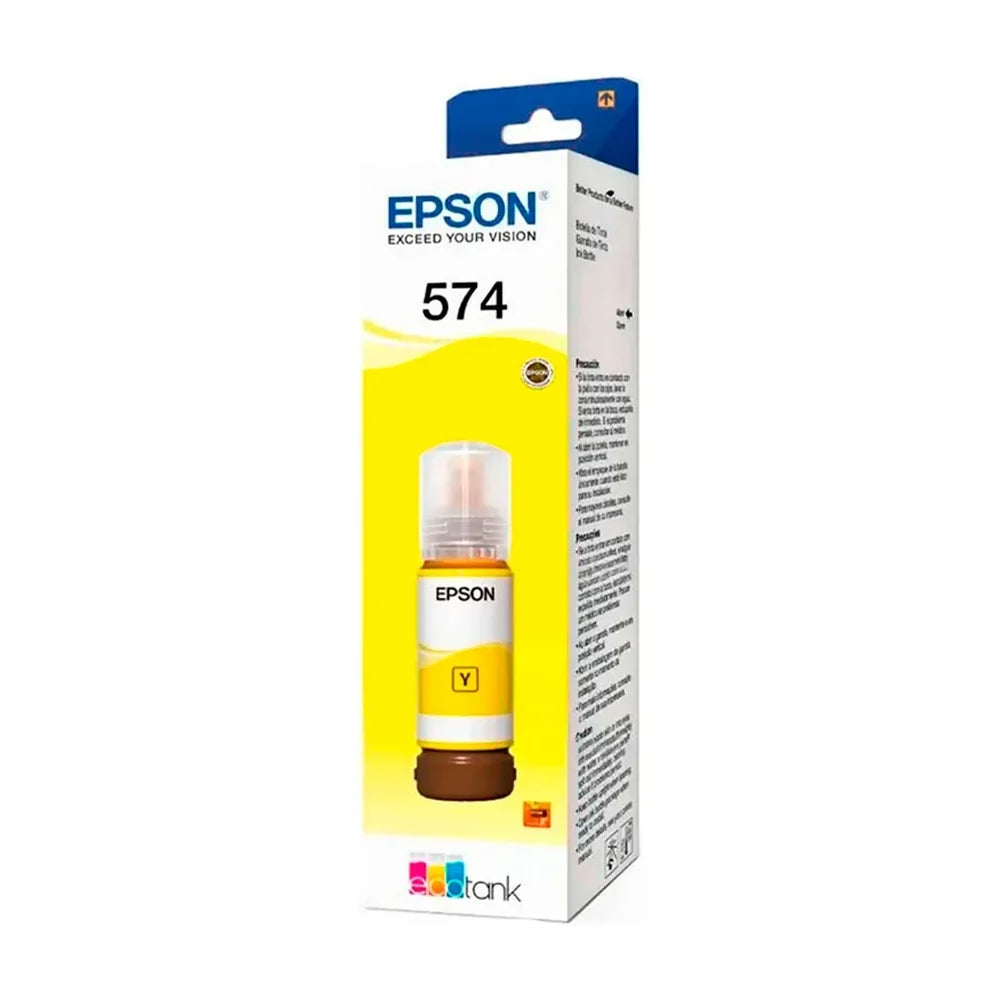Botella de Tinta Epson T574420-AL Amarillo Original para EcoTank