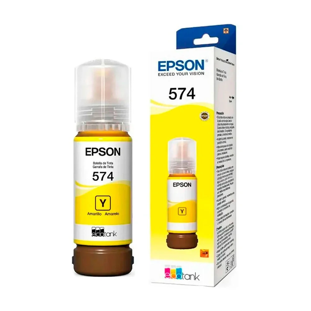 Botella de Tinta Epson T574420-AL Amarillo Original para EcoTank