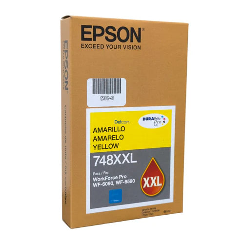 TINTA EPSON T748XXL420 AMARILLO ALTO RENDIMIENTO