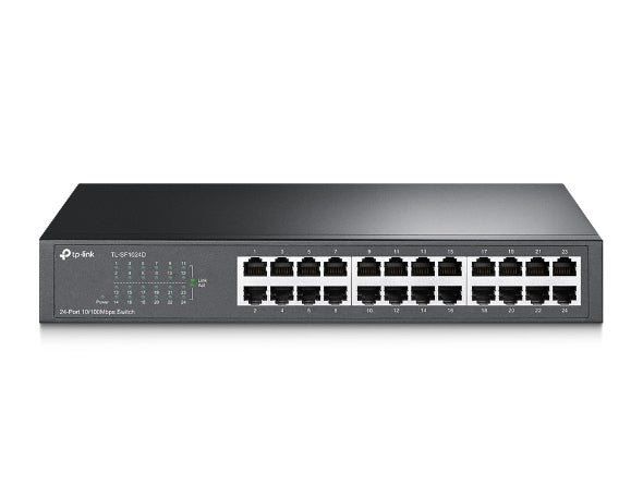 Switch TP-Link TL-SF1024D 24 Puertos Fast Ethernet 10/100 Rackeable