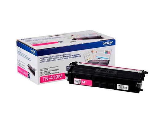 Tóner Brother TN-419M Magenta Original 9000 Páginas para HL-L8360CDW MFC-L8900CDW