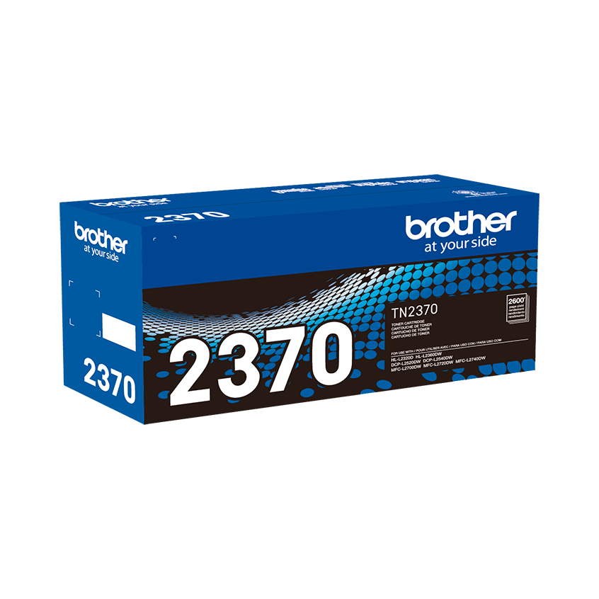 Tóner Brother TN-2370 Negro Original 2600 Páginas para HL-L2360DW DCP-L2540DW