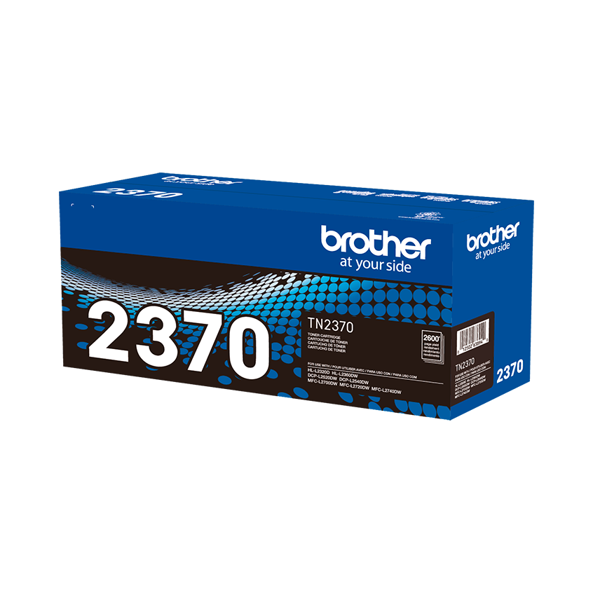 Tóner Brother TN-2370 Negro Original 2600 Páginas para HL-L2360DW DCP-L2540DW