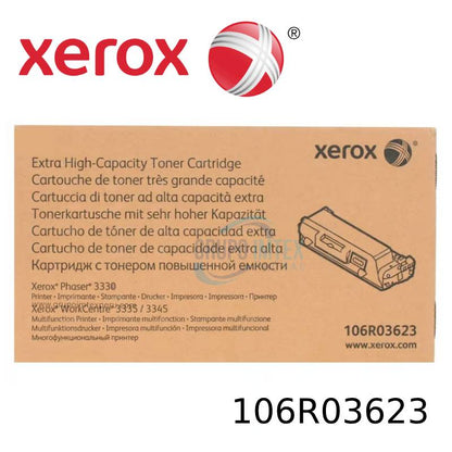 Tóner Xerox 106R03623 Negro Extra Alta Capacidad 15000 Páginas para WorkCentre 3335 3345 y Phaser 3330