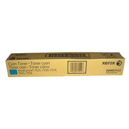 Tóner Xerox 006R01512 Cyan Original 15000 Páginas para WorkCentre 7830 7855 y AltaLink C8030 C8070