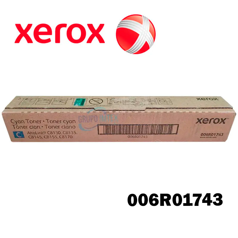 Tóner Xerox 006R01743 Cyan Original 21000 Páginas para AltaLink C8130 C8135