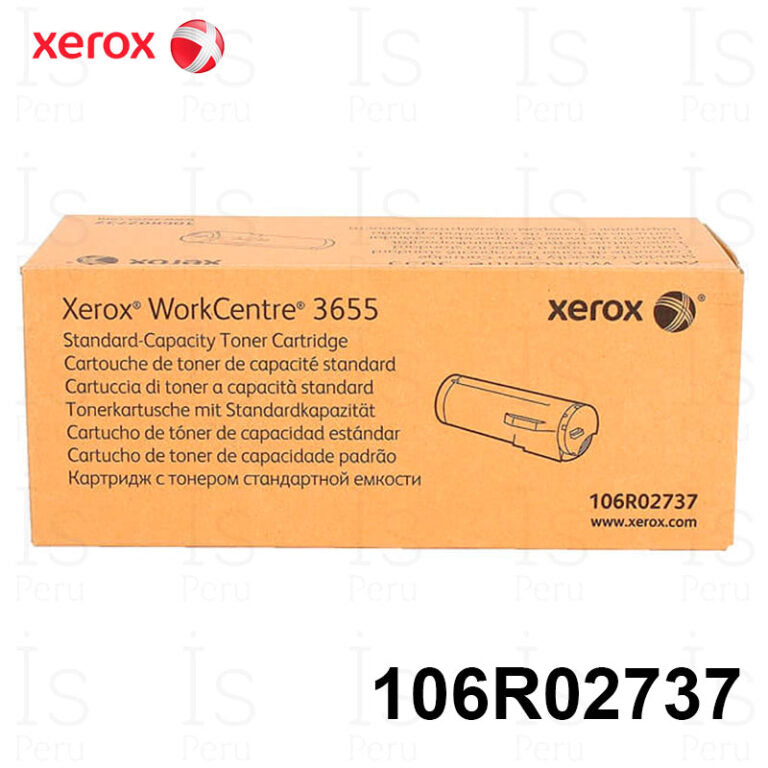Tóner Xerox 106R02737 Negro Original 6100 Páginas para WorkCentre 3655