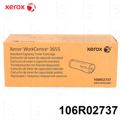 Tóner Xerox 106R02737 Negro Original 6100 Páginas para WorkCentre 3655