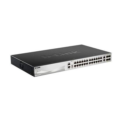 Switch D-Link DGS-3130-30TS Administrable Apilable Capa 3 24 Puertos Gigabit 10G SFP+