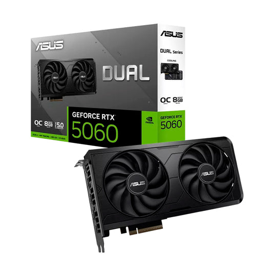 Tarjeta de Video ASUS Dual RTX 5060 O8G EVO 8GB GDDR7 PCIe 5.0