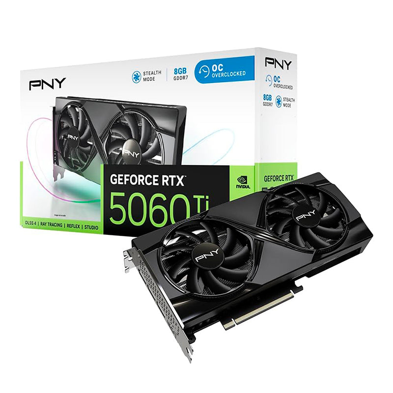 Tarjeta de Video PNY RTX 5060 Ti OC 8GB GDDR7 PCIe 5.0