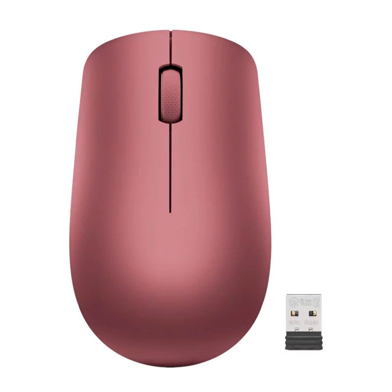 Mouse Lenovo 530 Inalámbrico 1200 DPI USB Nano Ambidiestro Rojo Cereza