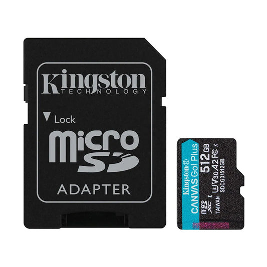 TARJETA DE MEMORIA KINGSTON MICRO SD 512GB CANVAS GO PLUS