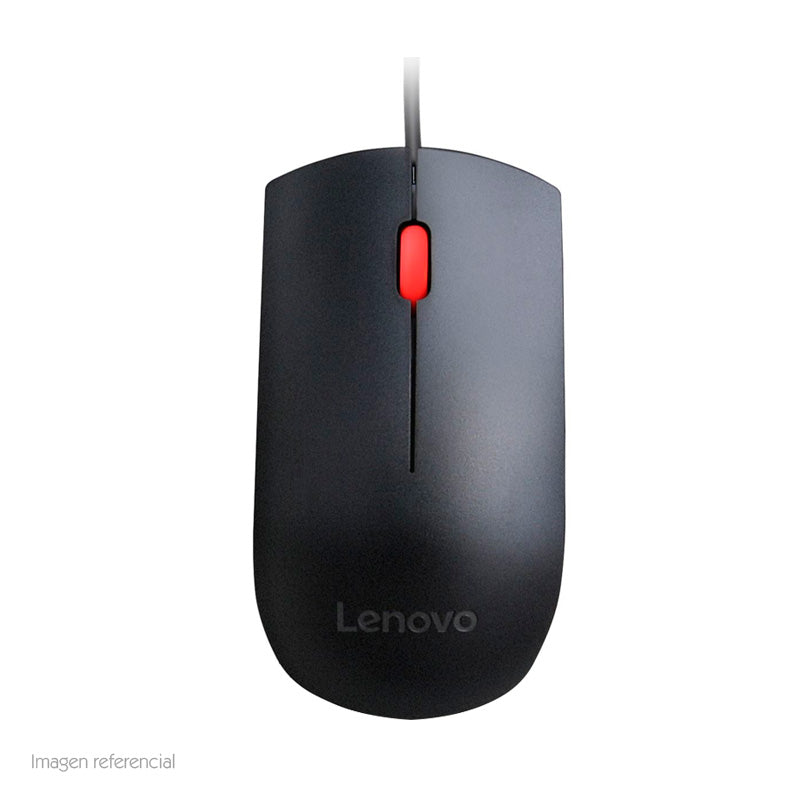 Mouse Óptico Lenovo Essential USB 1600 DPI Negro 4Y50R20863