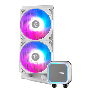 Refrigeración Líquida MSI MAG CORELIQUID A13 240 White ARGB 240mm para Intel y AMD