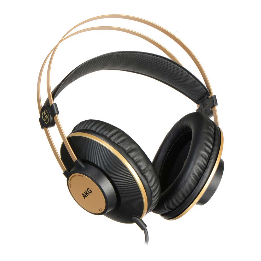 Audífonos Profesionales AKG K92 Closed-Back 3.5mm Negro Dorado