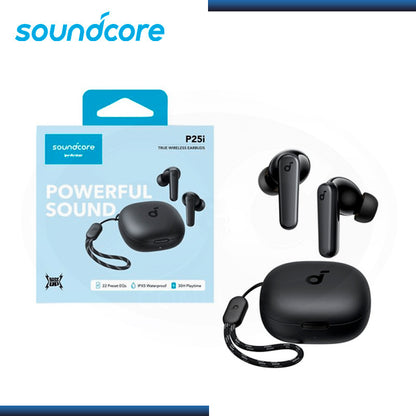 Audífonos Soundcore P25i Bluetooth 5.3 True Wireless IPX5 Negro